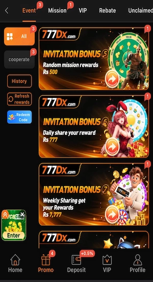 777DX Game Bonuses
