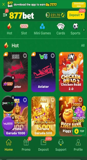 877 BET All Games