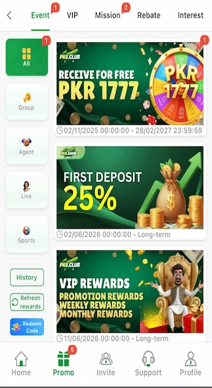 PK6 Game Bonuses