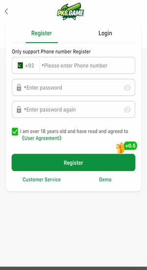 PK6 Game Register