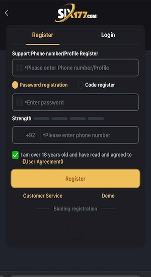 SIX177 Game Register