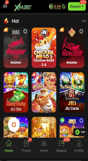 X44 BET All Games