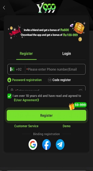 Y999 Game Register